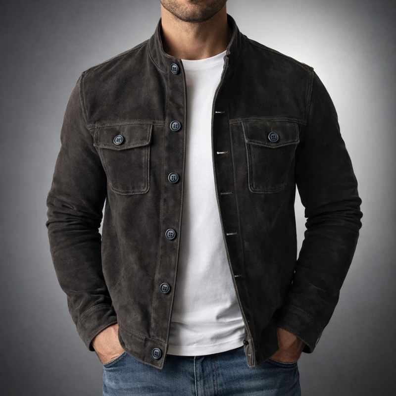 La veste en daim iconique