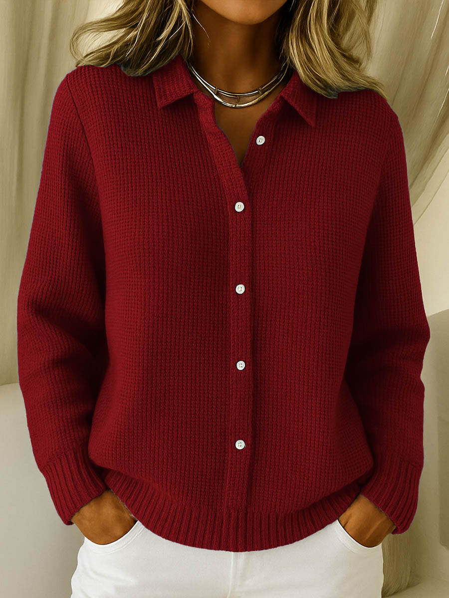 Elegant women's knitted blouse