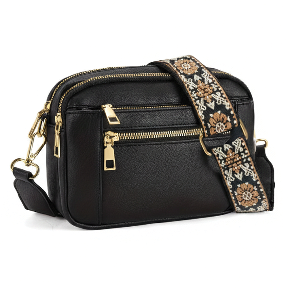 Christine - Sac bandoulière en cuir végétalien