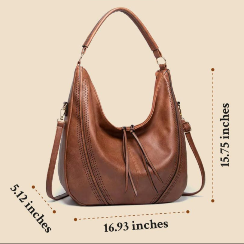 Jean - Sac hobo souple en cuir végétalien