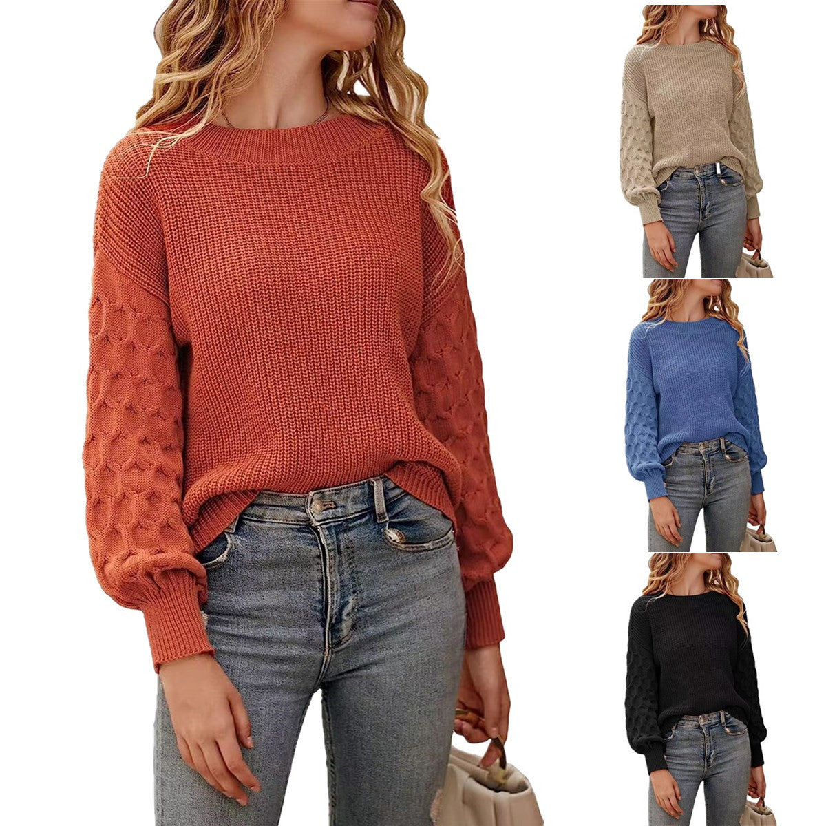 Pull en grosse maille Lily