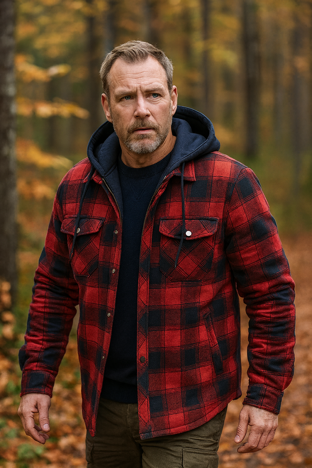 Mason Checked Zip-Up Jacket