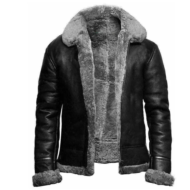 Maurizio Cozy Leather Jacket