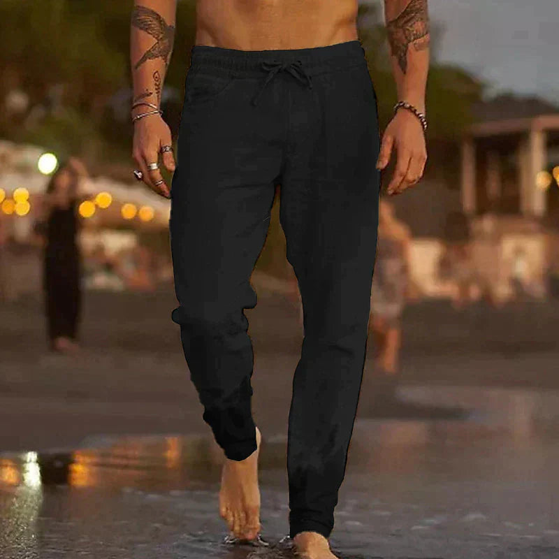 Breezy Linen Beach Pants