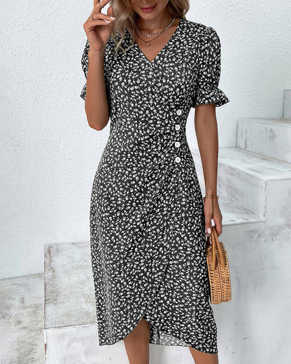 Evelyn - Wrap Midi Dress
