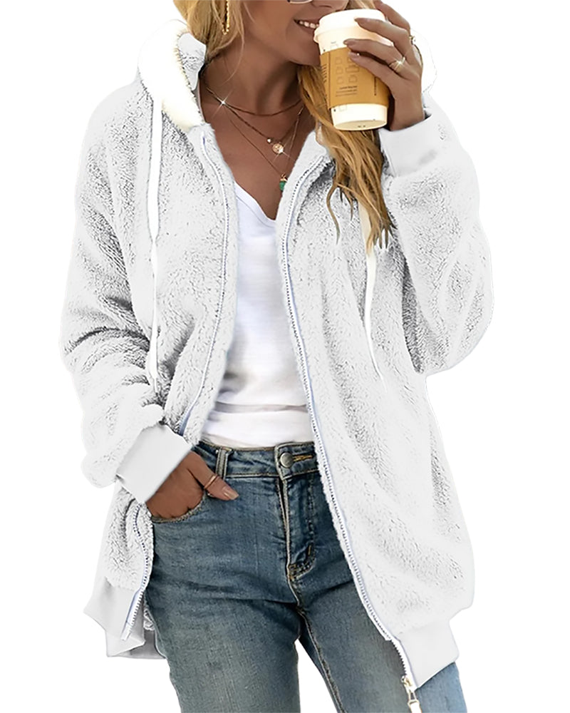 Theresa - Fleece Zip Hoodie
