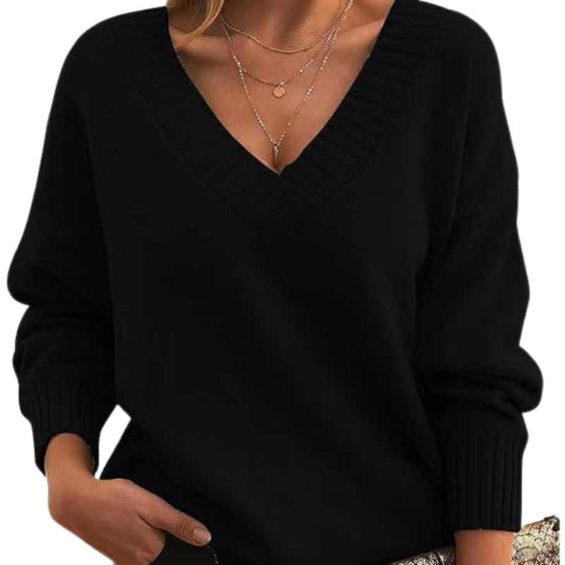 Jennifer - Pull à col en V