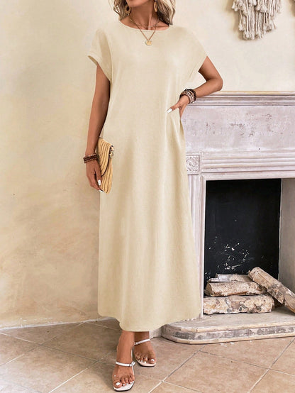 Stella - Casual Batwing Tunic Dress