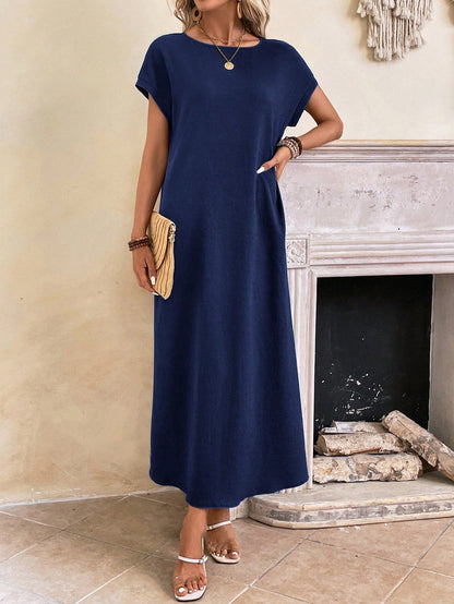 Stella - Casual Batwing Tunic Dress