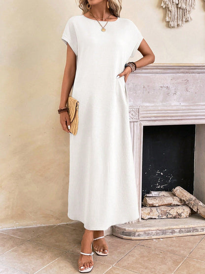 Stella - Casual Batwing Tunic Dress