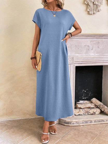 Stella - Casual Batwing Tunic Dress