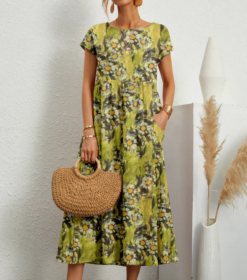 Samantha - Robe midi bohème