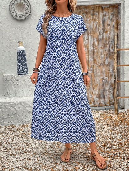 Stella - Casual Batwing Tunic Dress