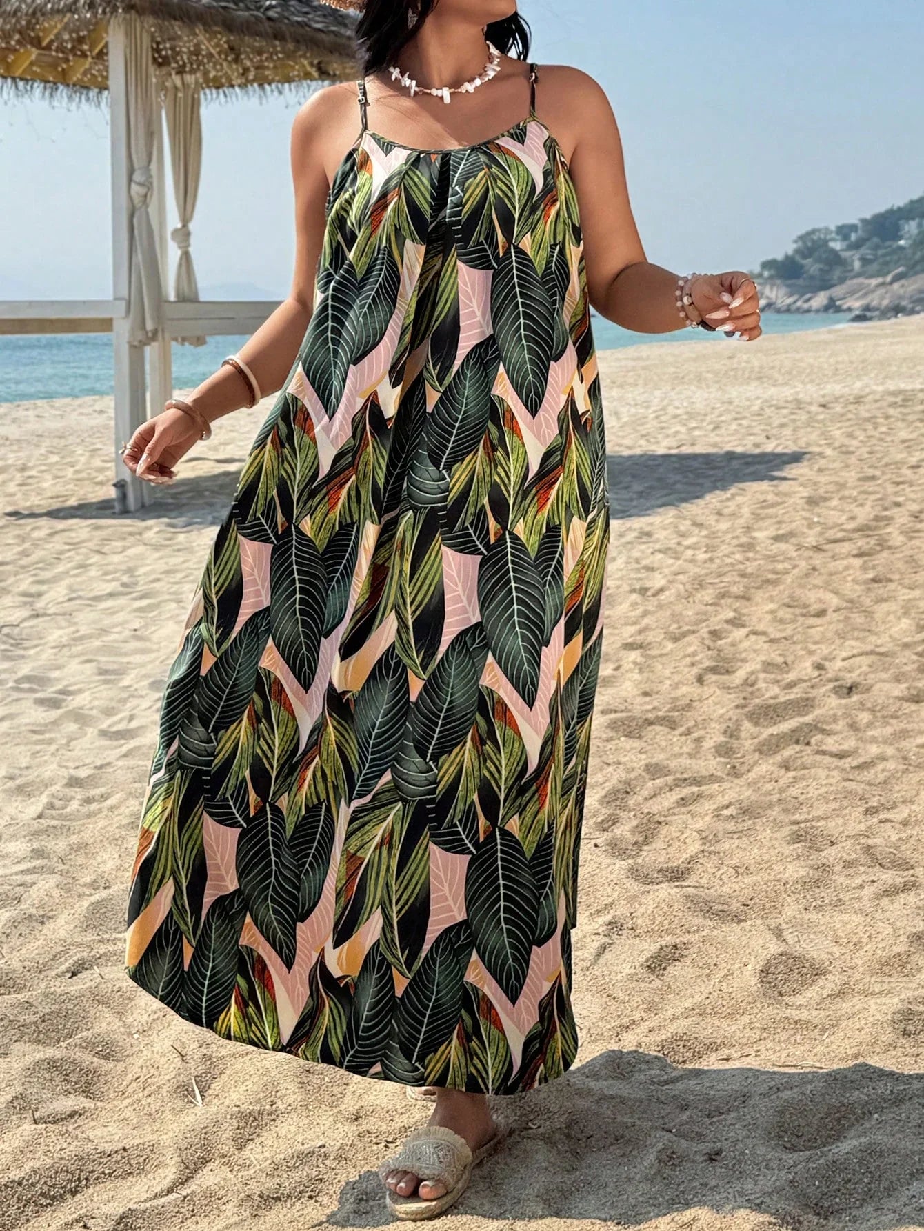 Paisley - Plus Size Boho Summer Maxi Dress