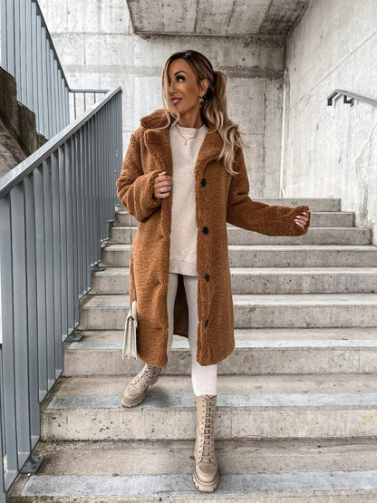 Emma - Trench-coat élégant en peluche