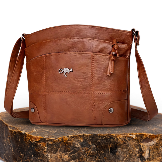 Sac bandoulière Carolyn en cuir végétalien
