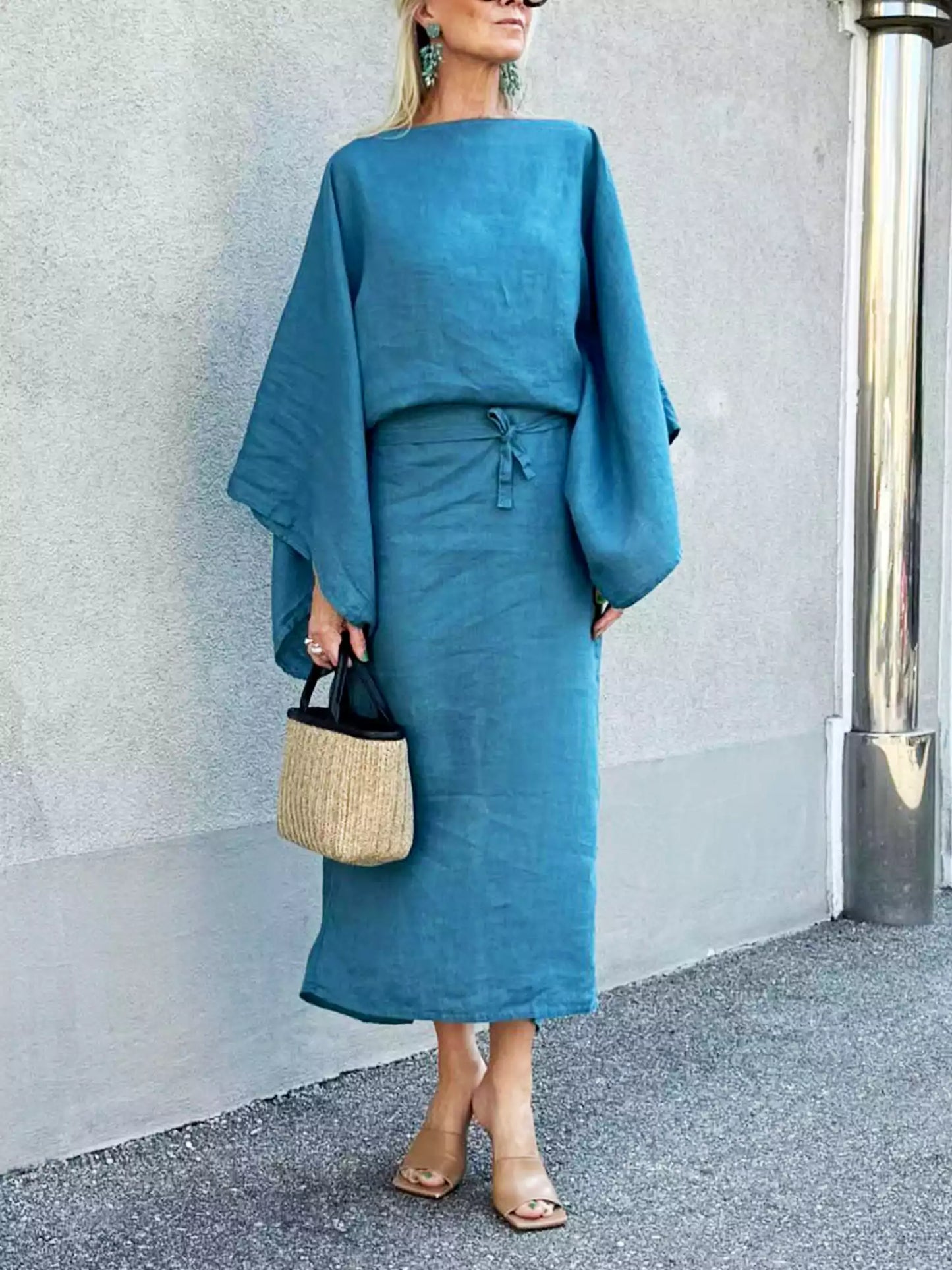 Gianna - Robe kimono midi