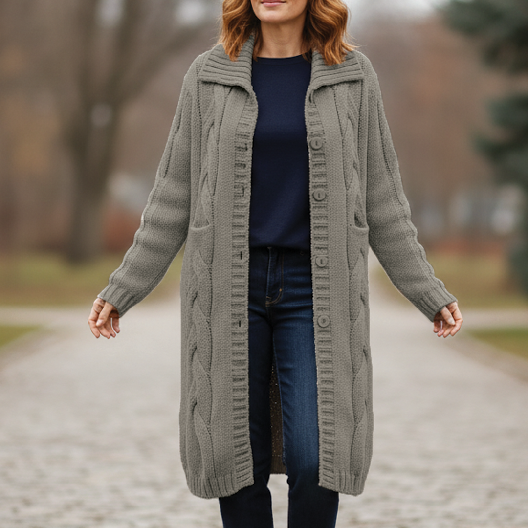 Victoria - Manteau tricoté