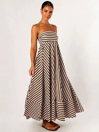Claire - Strapless Maxi Dress