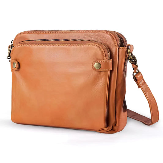 Anne - Vegan Leather Crossbody Shoulder Bag