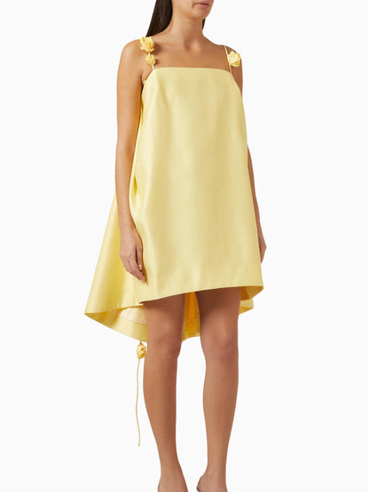 Lillian - Floral Strap Mini Dress