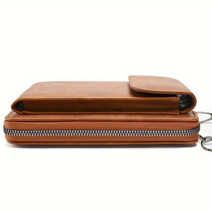 Ann - Vegan Leather Crossbody Wallet Bag