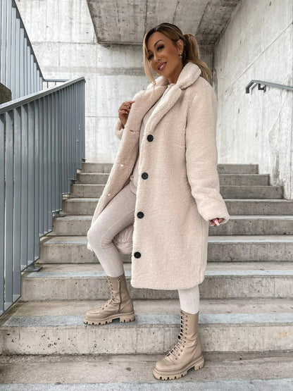 Emma - Trench-coat élégant en peluche