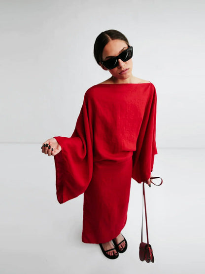 Gianna - Robe kimono midi