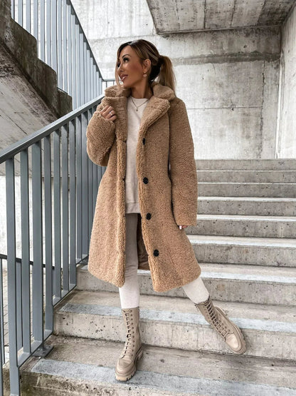 Emma - Trench-coat élégant en peluche