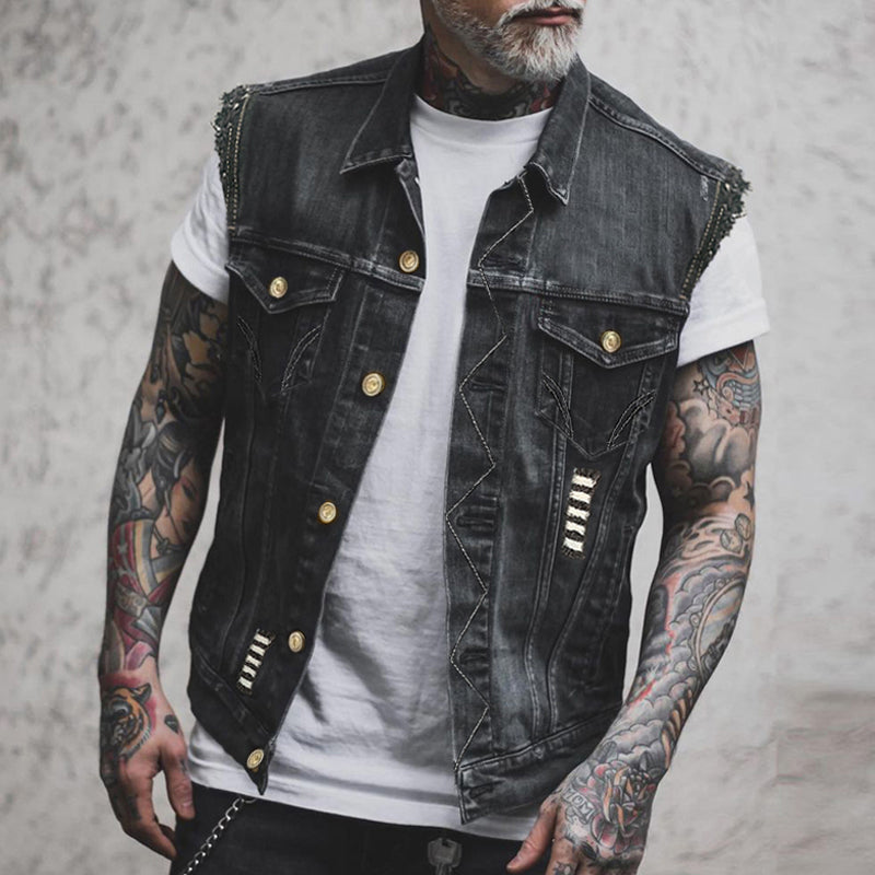 Josiah - Gilet en jean