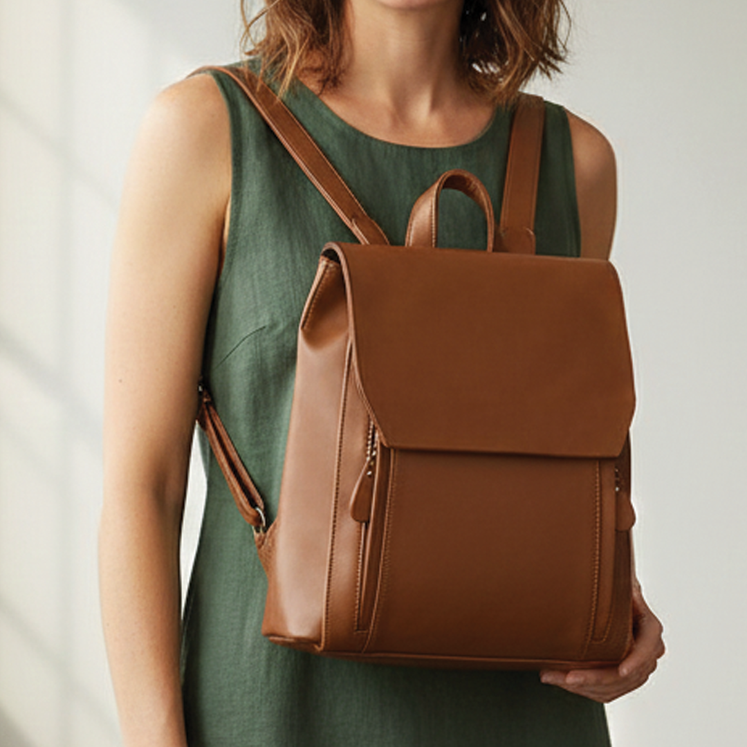 Emily - Sac à dos en cuir végétalien