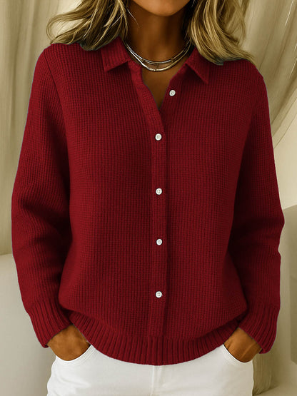 Elegant women's knitted blouse