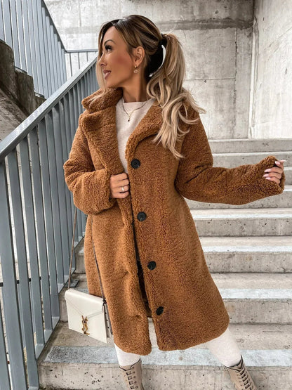 Emma - Trench-coat élégant en peluche