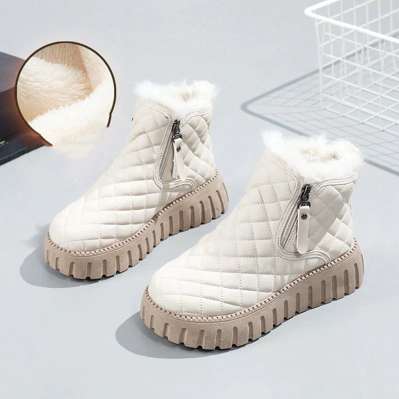 Bottines à carreaux Lily