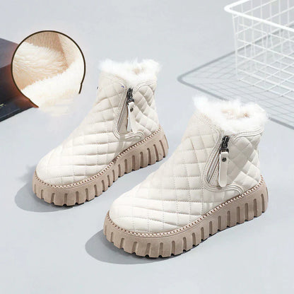 Bottines à carreaux Lily
