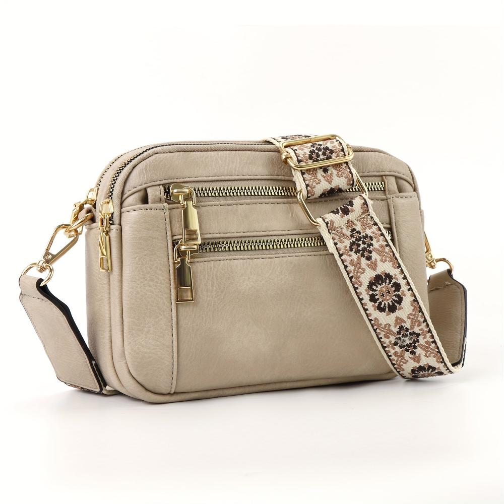 Christine - Sac bandoulière en cuir végétalien