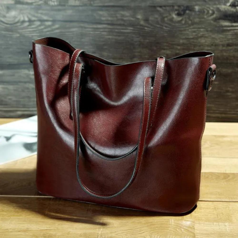 Sac fourre-tout Kathy en cuir végétalien