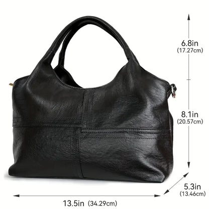 Laurie - Sac à main structuré en cuir végétalien