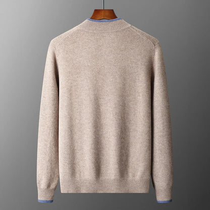 Pull Kayden en laine à fermeture éclair