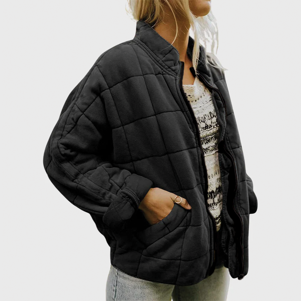 Emily - Veste matelassée zippée
