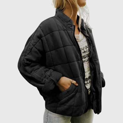 Emily - Veste matelassée zippée