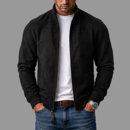 Noah - Suede Bomber Jacket