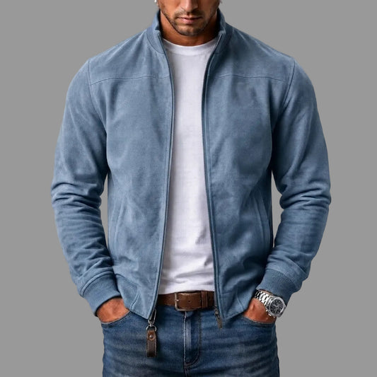 Noah - Suede Bomber Jacket