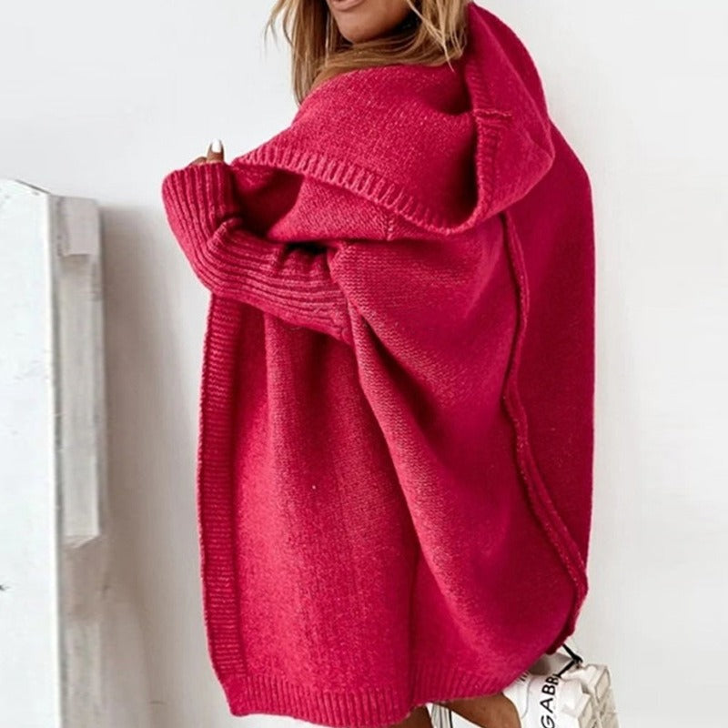 Lynn - Hooded Knit Cardigan