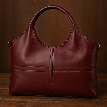 Laurie - Sac à main structuré en cuir végétalien