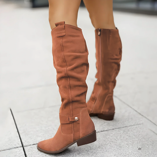 Sadie - Bottes hautes en daim