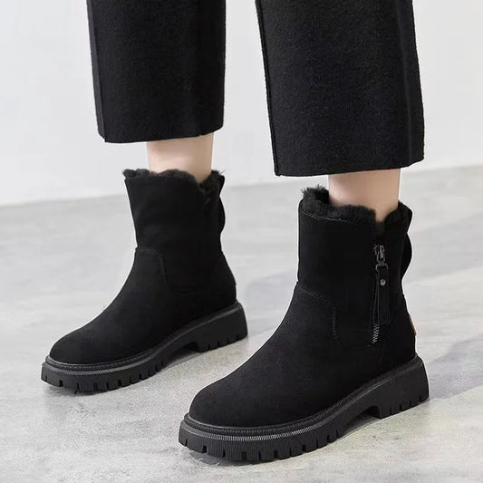 Bottines Kathryn en fausse fourrure