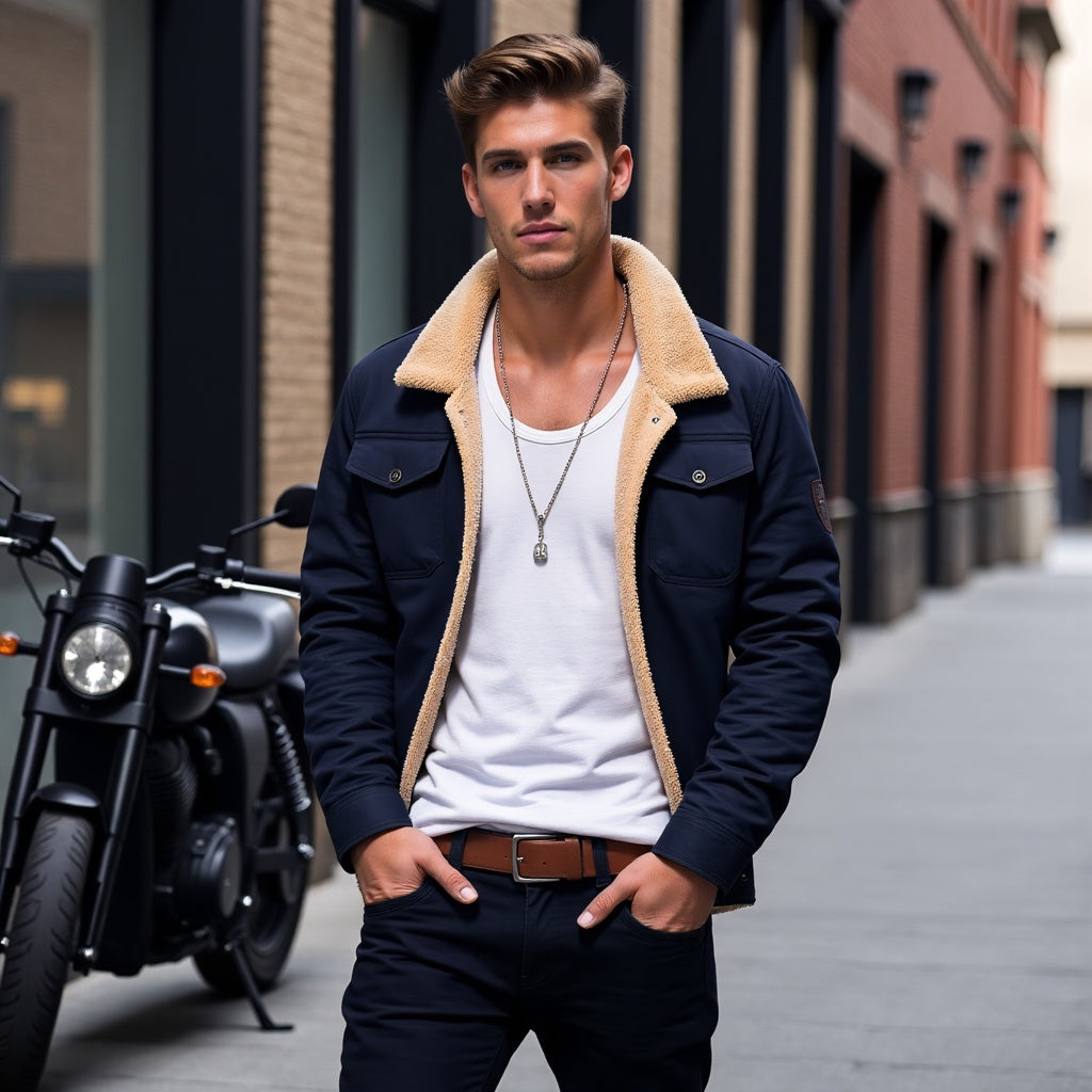 Damian - Veste Sherpa