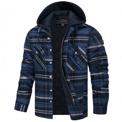 Parker - Veste à capuche à carreaux