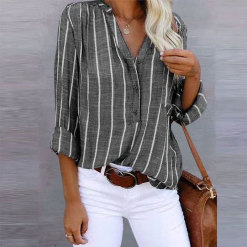 Melody - Striped Summer Blouse